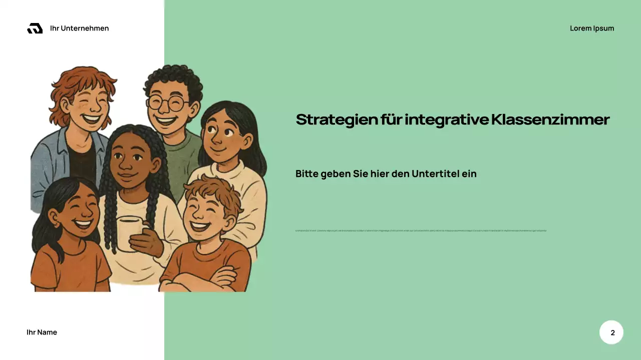 Oranger Retro-Schulführer Präsentation