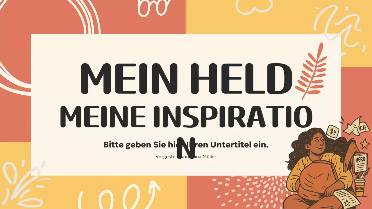 Orange Retro-Inspiration Präsentation