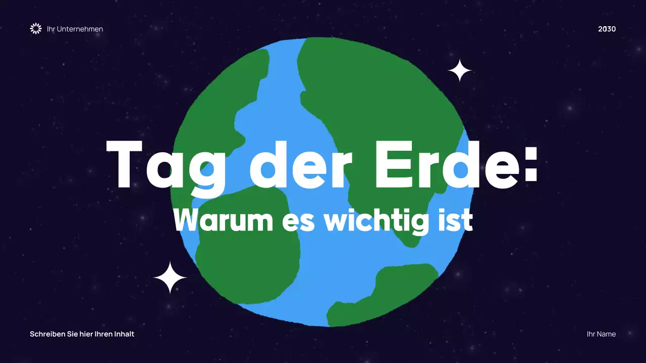 Präsentation des Green Modern Earth-Events
