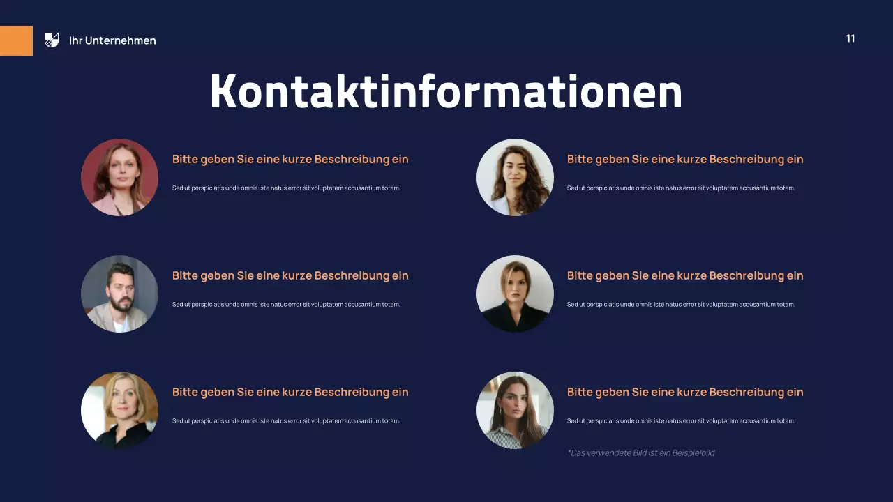 Orange Moderne Schulveranstaltung Präsentation