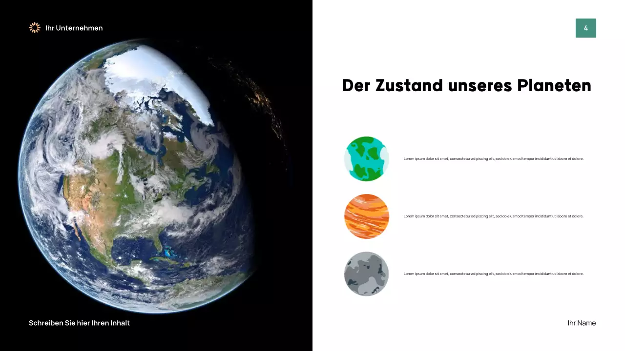 Präsentation des Green Modern Earth-Events