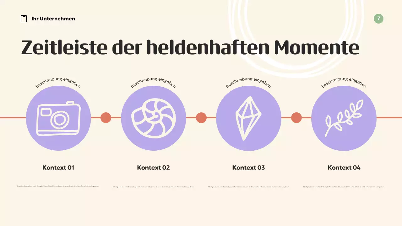 Orange Retro-Inspiration Präsentation