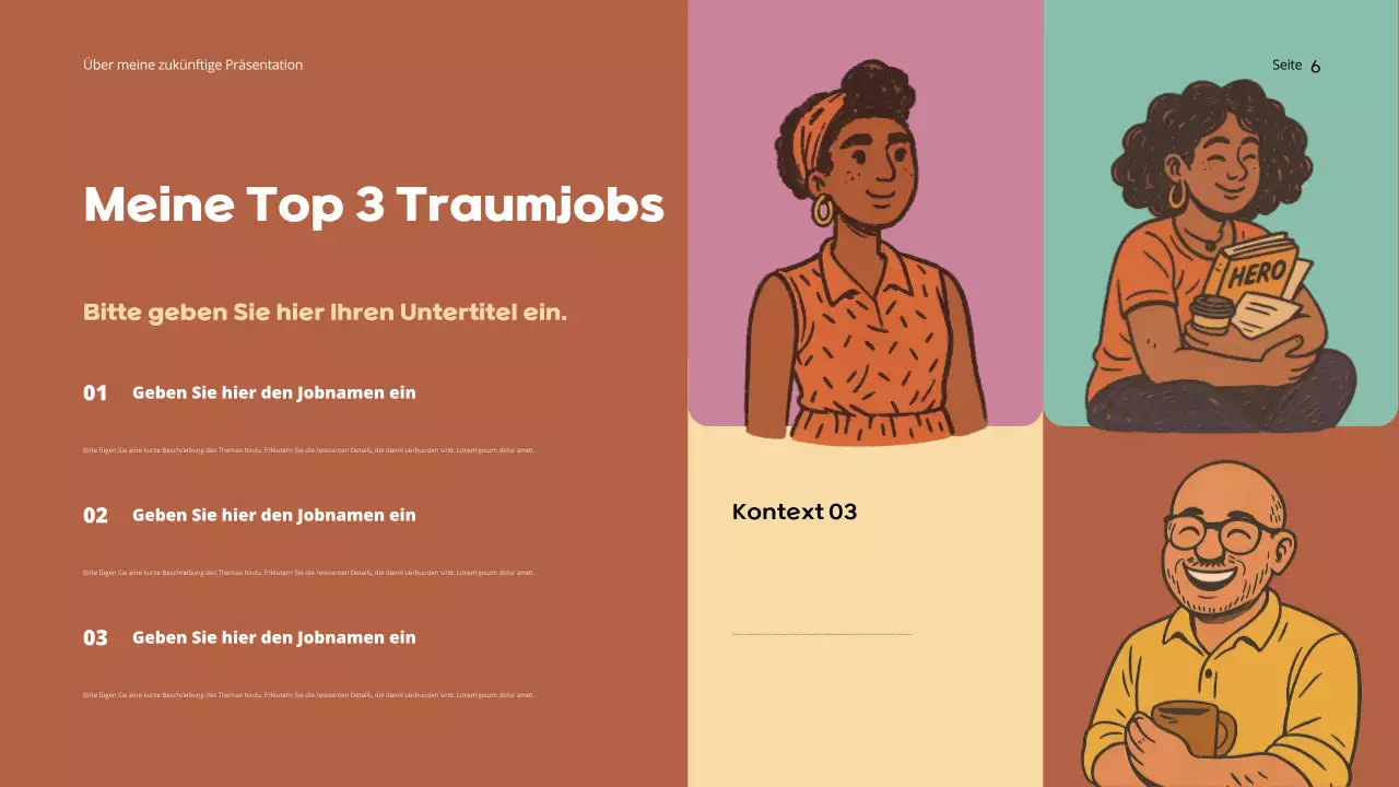 Orange Dreamy Future Präsentation Präsentation