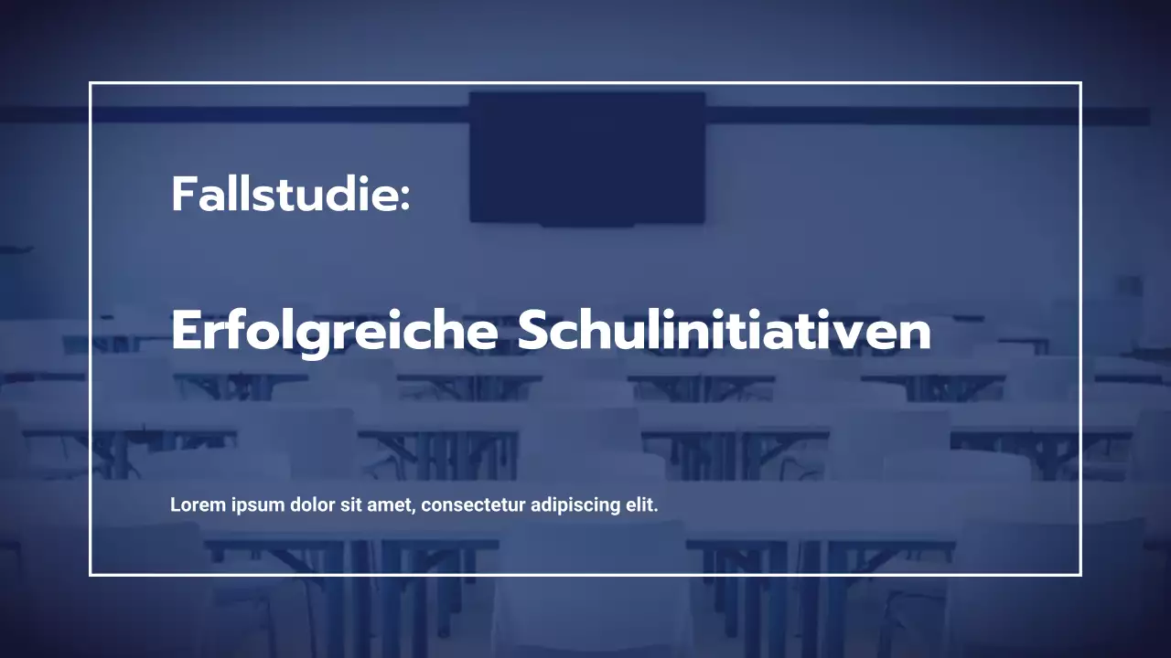 Fallstudie „Blue Modern Education“ Präsentation