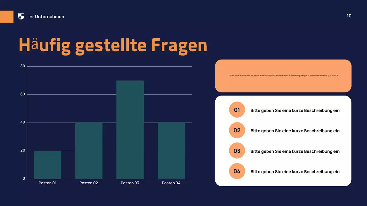 Orange Moderne Schulveranstaltung Präsentation
