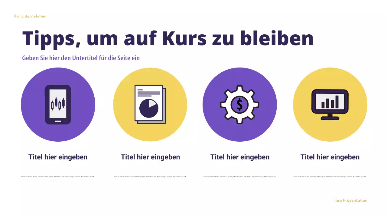 Lila Moderne Finanzen Intelligente Budgetierung Präsentation