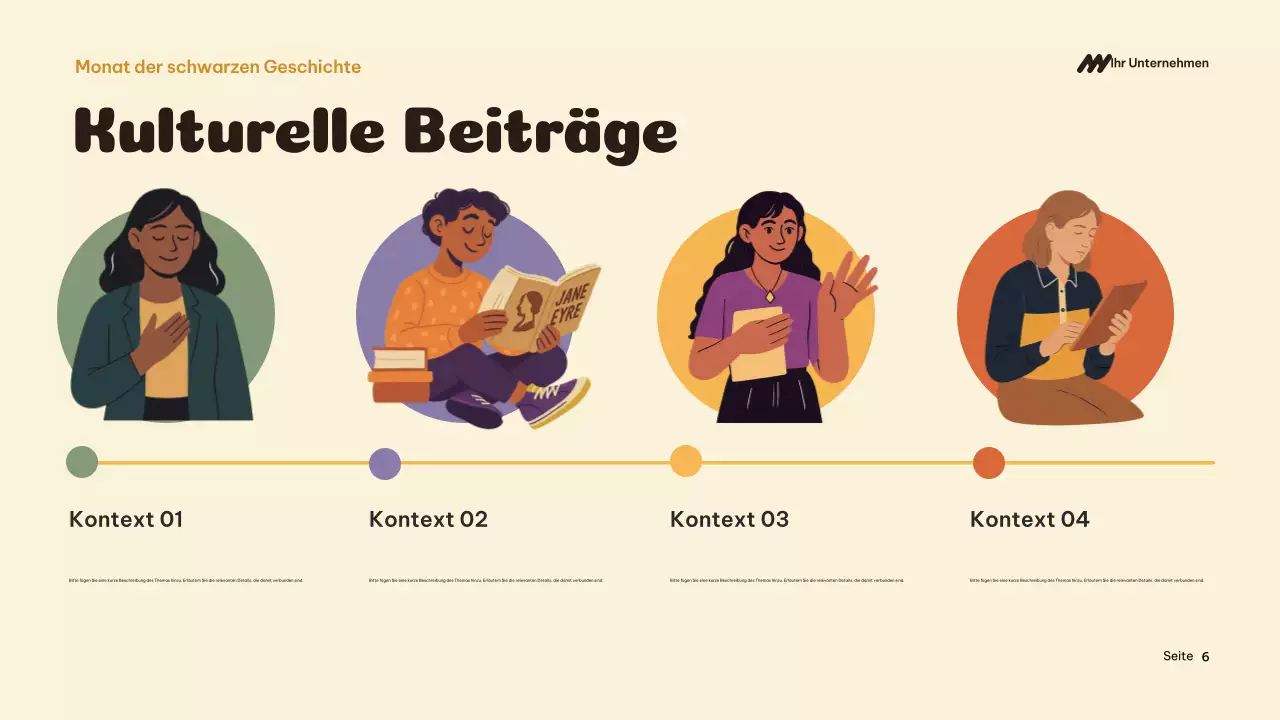 Ankündigung der Orange Kulturgeschichte Präsentation
