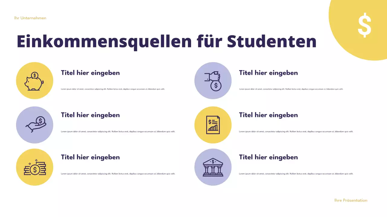 Lila Moderne Finanzen Intelligente Budgetierung Präsentation