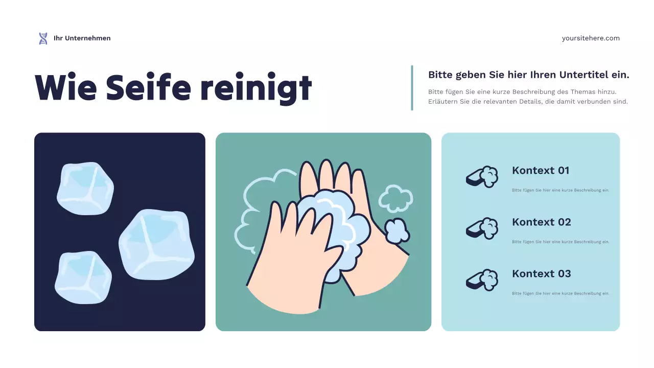 Ankündigung der modernen Wissenschaft der Marine Präsentation