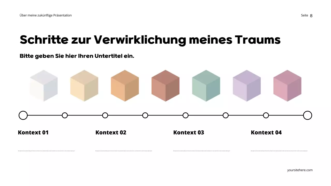 Orange Dreamy Future Präsentation Präsentation