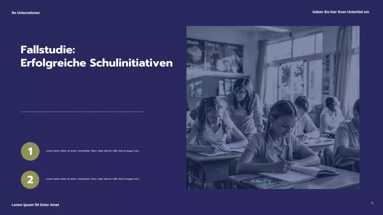 Fallstudie „Blue Modern Education“ Präsentation