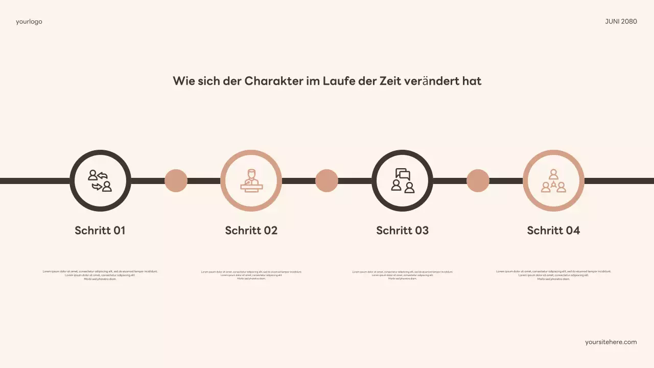 Beige Floral Boho Softbook Talk Präsentation