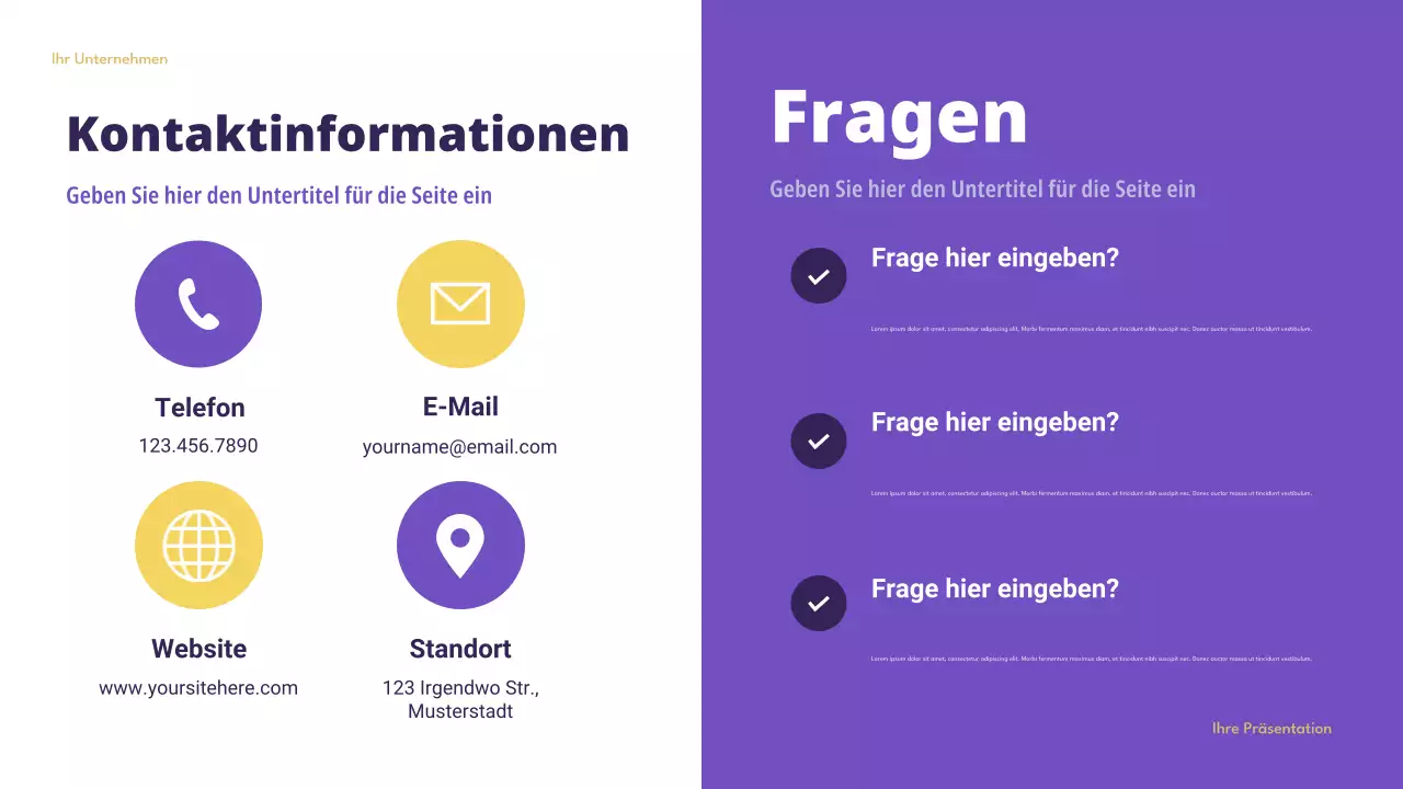 Lila Moderne Finanzen Intelligente Budgetierung Präsentation
