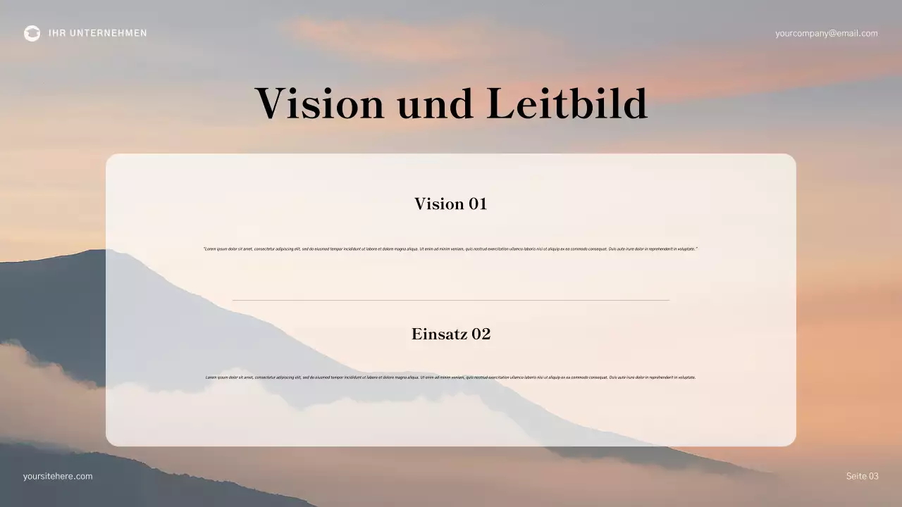 Übersicht über den schulweiten Verbesserungsplan in Blau und Geometrischem Muster Präsentation