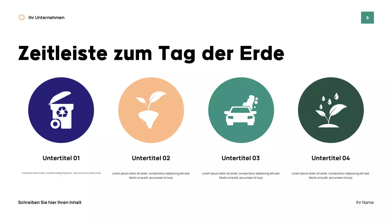 Präsentation des Green Modern Earth-Events