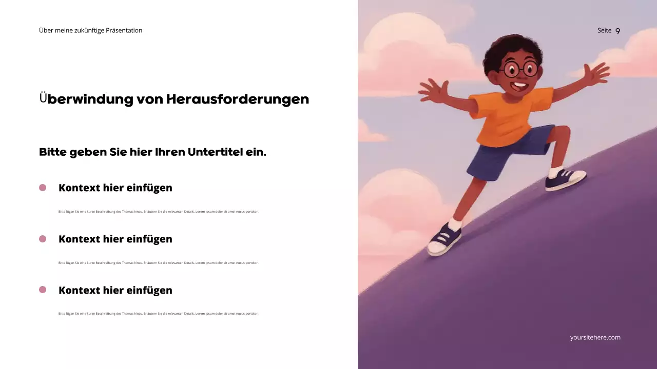 Orange Dreamy Future Präsentation Präsentation