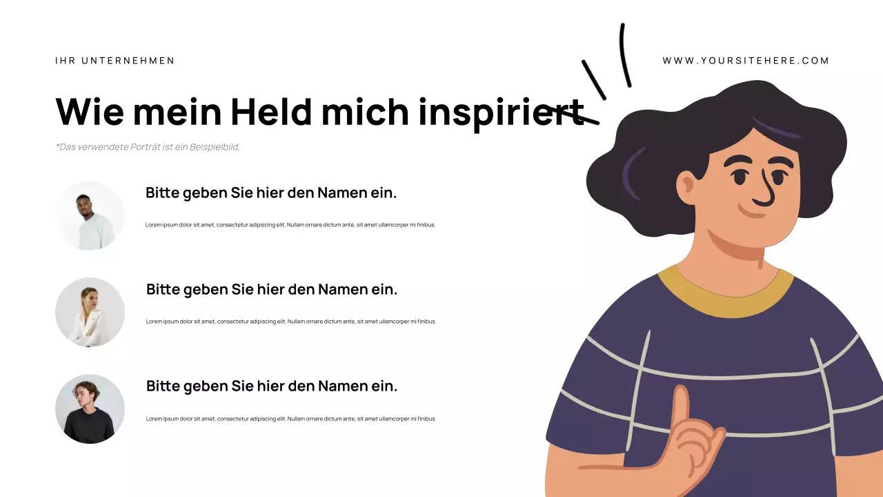 Ankündigung eines modernen Helden der Marine Präsentation