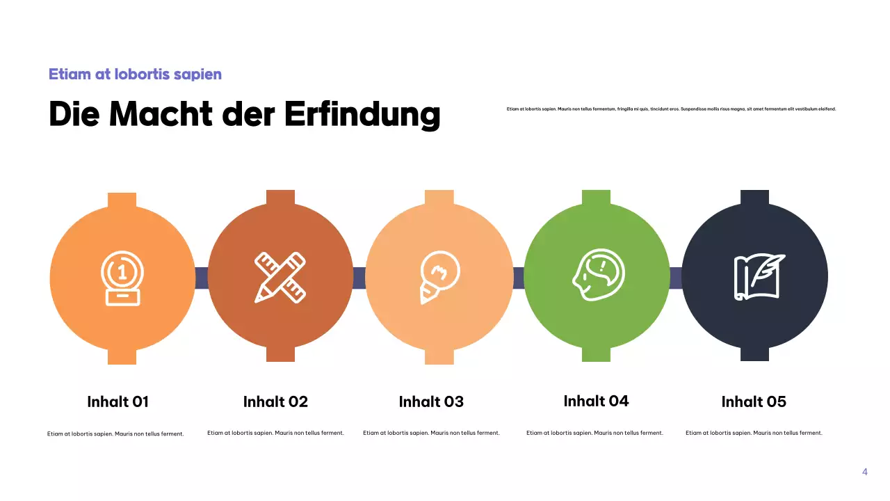 Ankündigung moderner Erfinder der Marine Präsentation