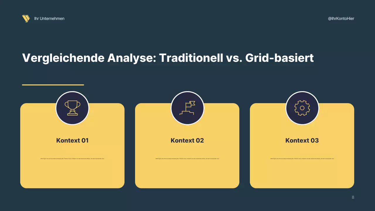Präsentation der geometrischen Strategie der Marine
