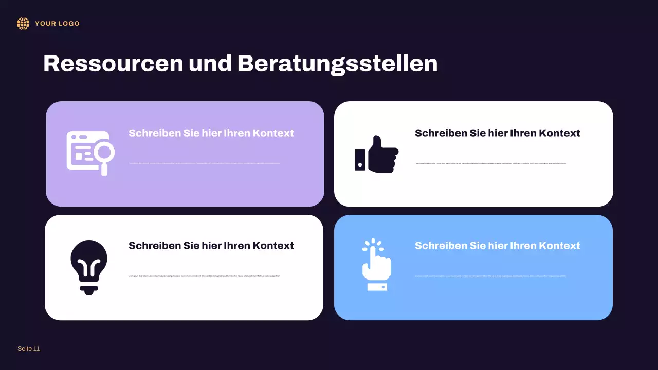 Blaue 3D-illustrative Internetsicherheitspräsentation