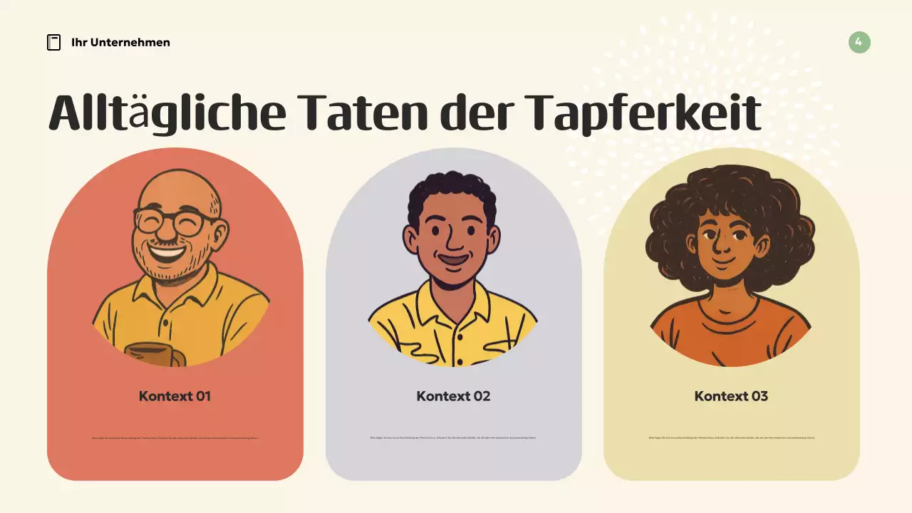 Orange Retro-Inspiration Präsentation