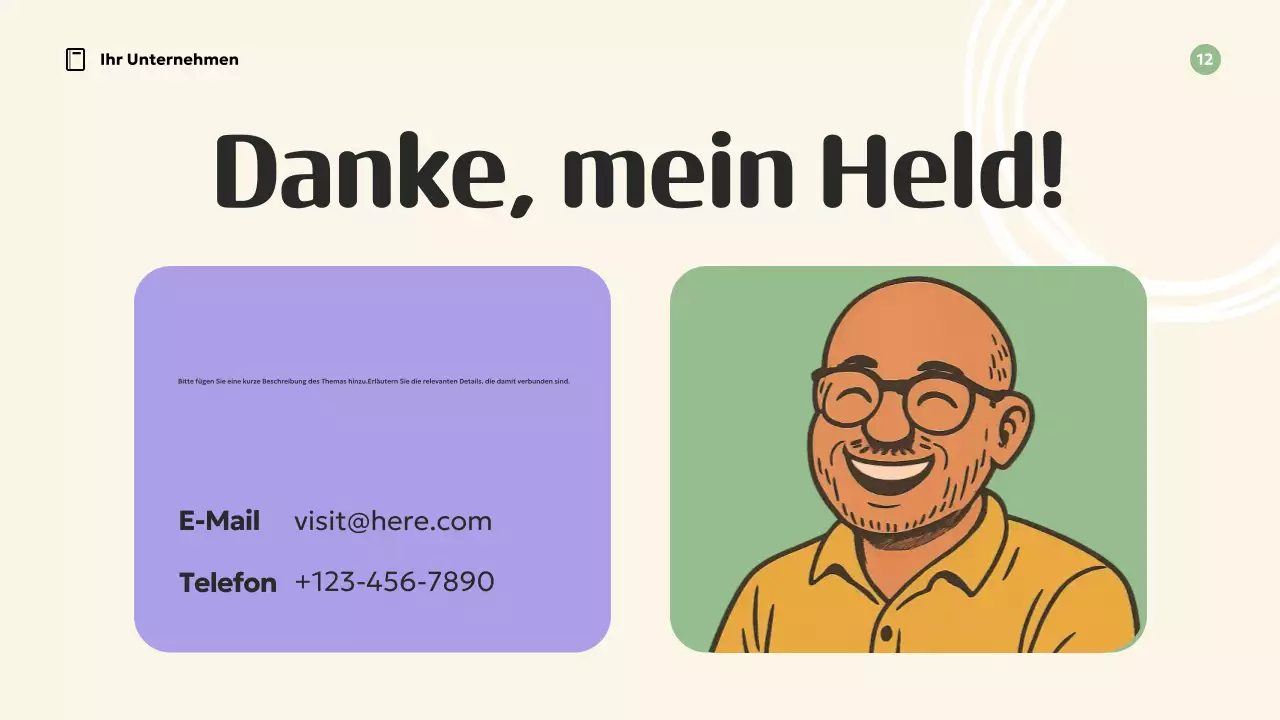 Orange Retro-Inspiration Präsentation