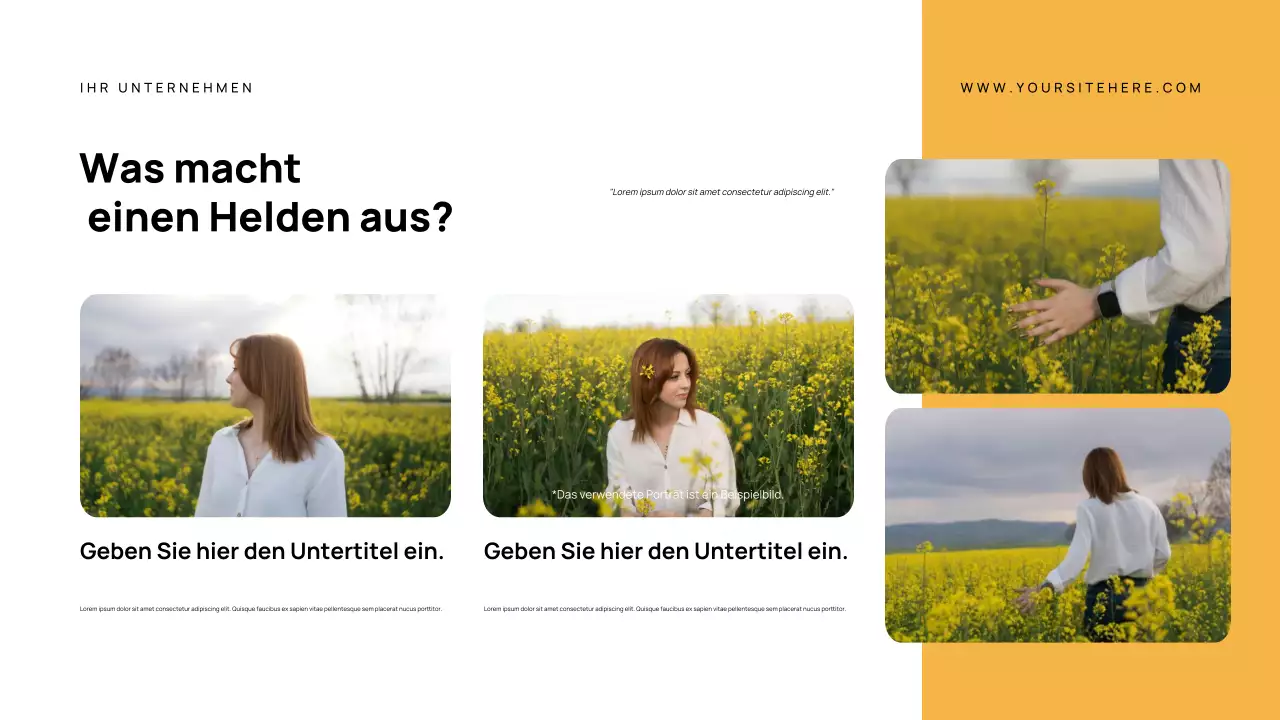 Ankündigung eines modernen Helden der Marine Präsentation