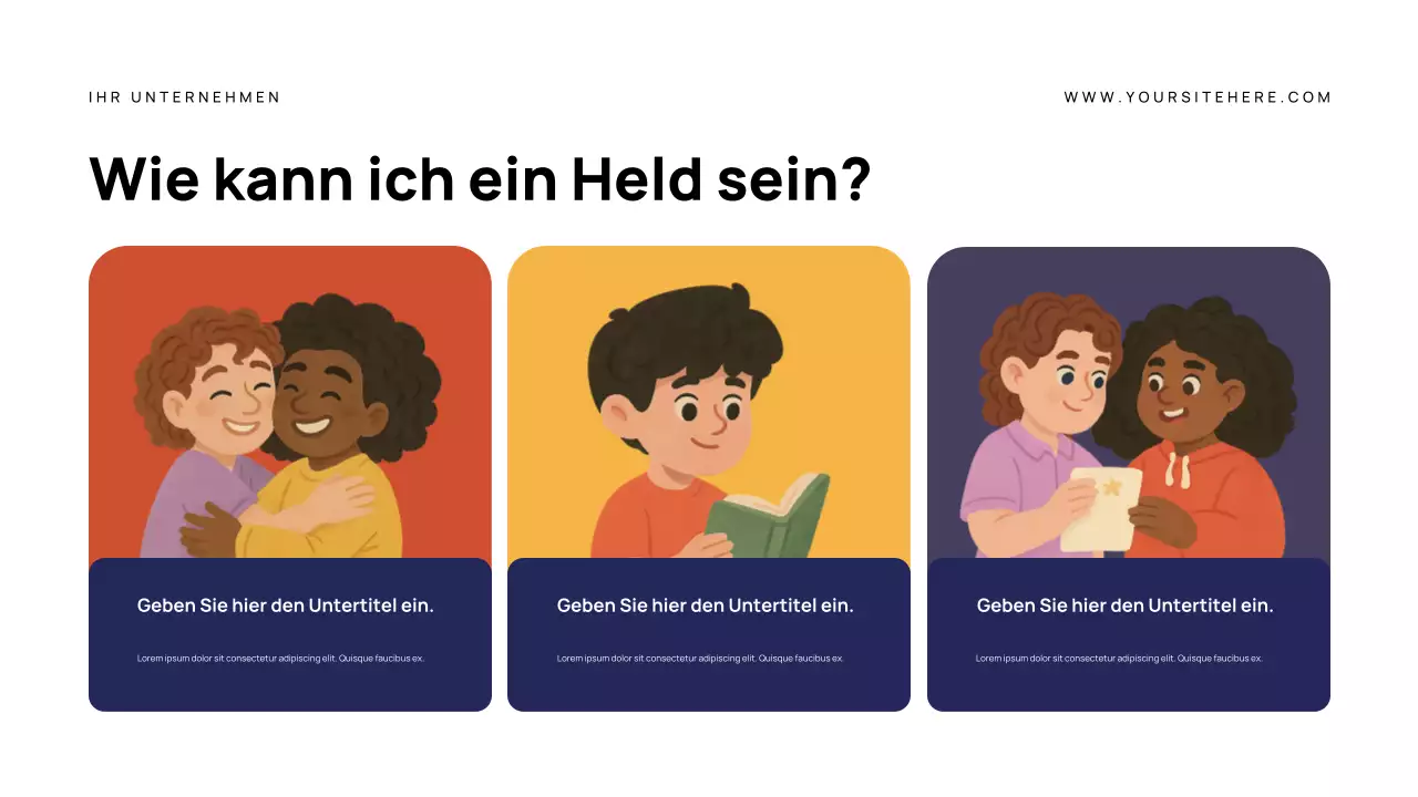 Ankündigung eines modernen Helden der Marine Präsentation