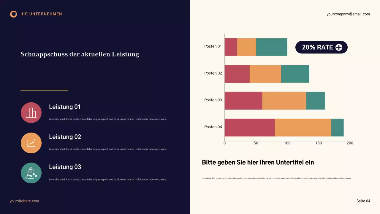 Übersicht über den schulweiten Verbesserungsplan in Blau und Geometrischem Muster Präsentation