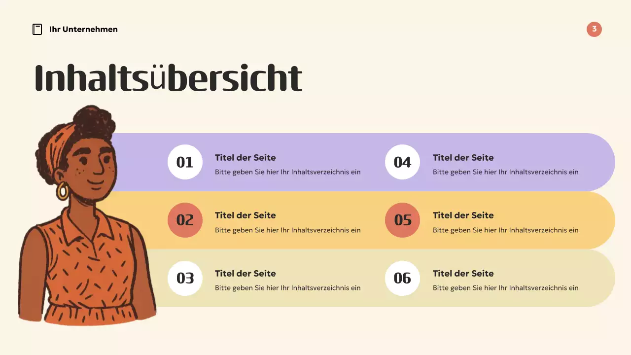 Orange Retro-Inspiration Präsentation