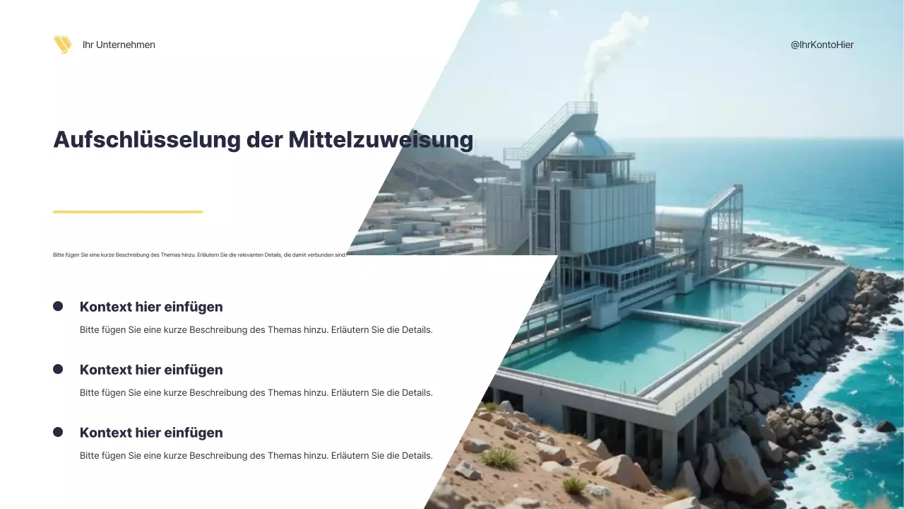 Präsentation der geometrischen Strategie der Marine