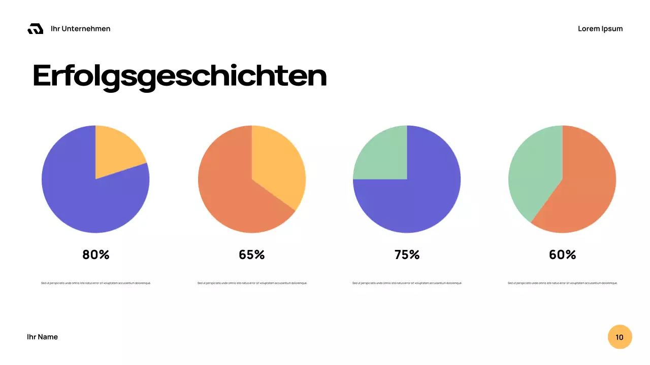 Oranger Retro-Schulführer Präsentation