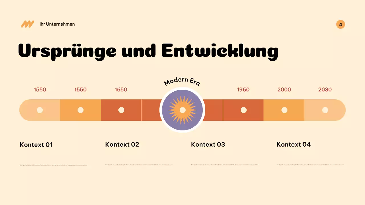 Beige Kulturgeschichte Ankündigung Präsentation