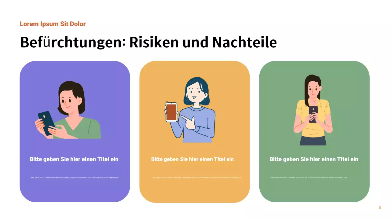 Orange Modern Social Media Bericht Präsentation