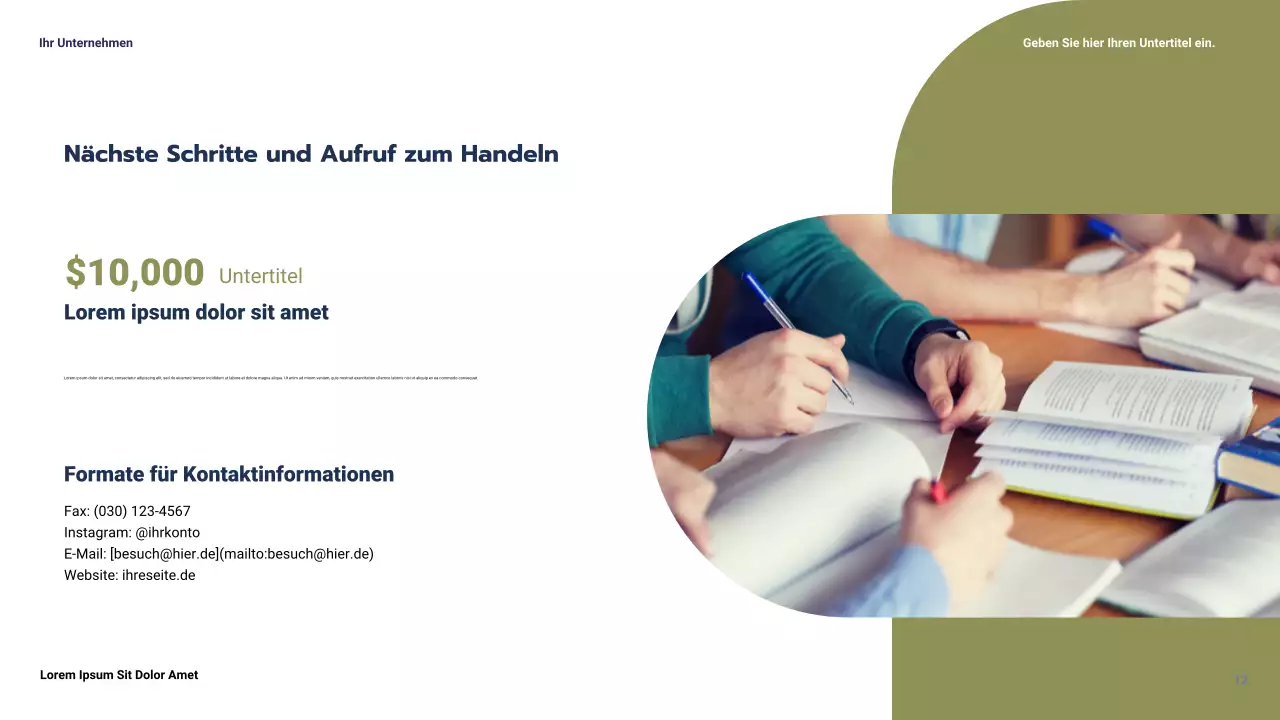 Fallstudie „Blue Modern Education“ Präsentation