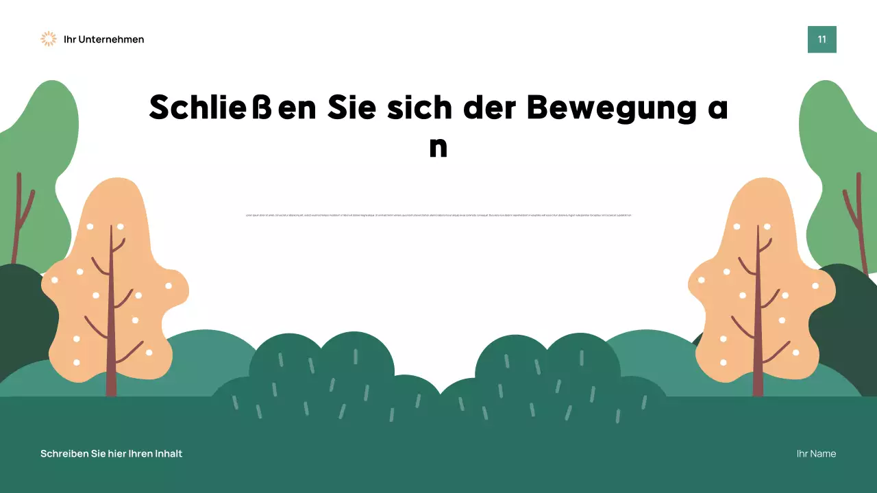 Präsentation des Green Modern Earth-Events