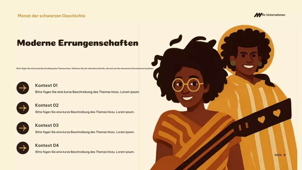 Ankündigung der Orange Kulturgeschichte Präsentation