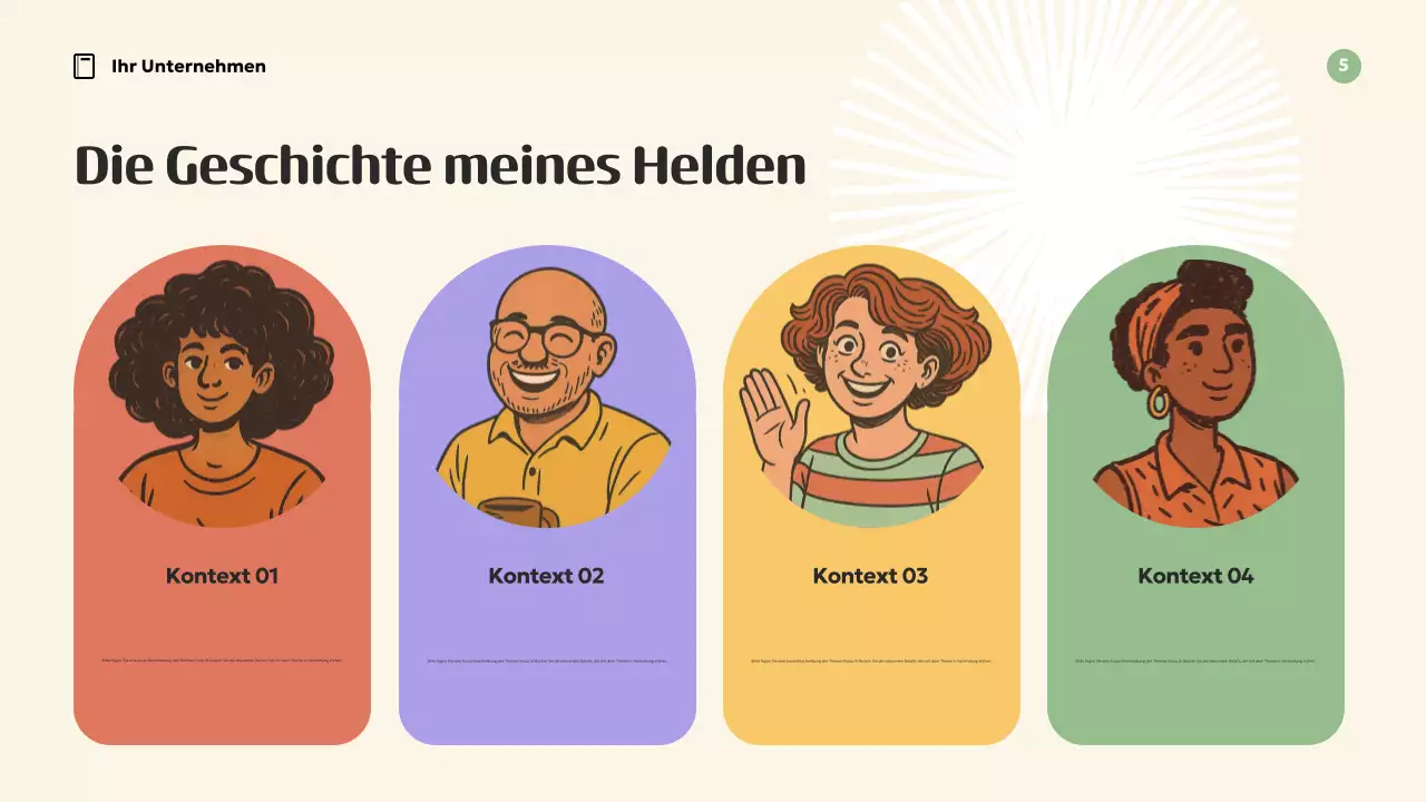 Orange Retro-Inspiration Präsentation