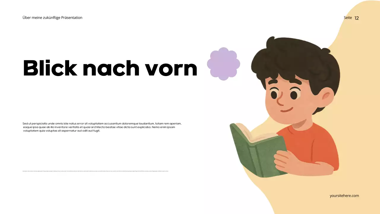 Orange Dreamy Future Präsentation Präsentation