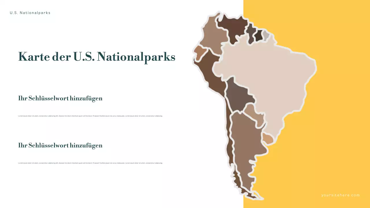 Grüne Natur Nationalparks Präsentation