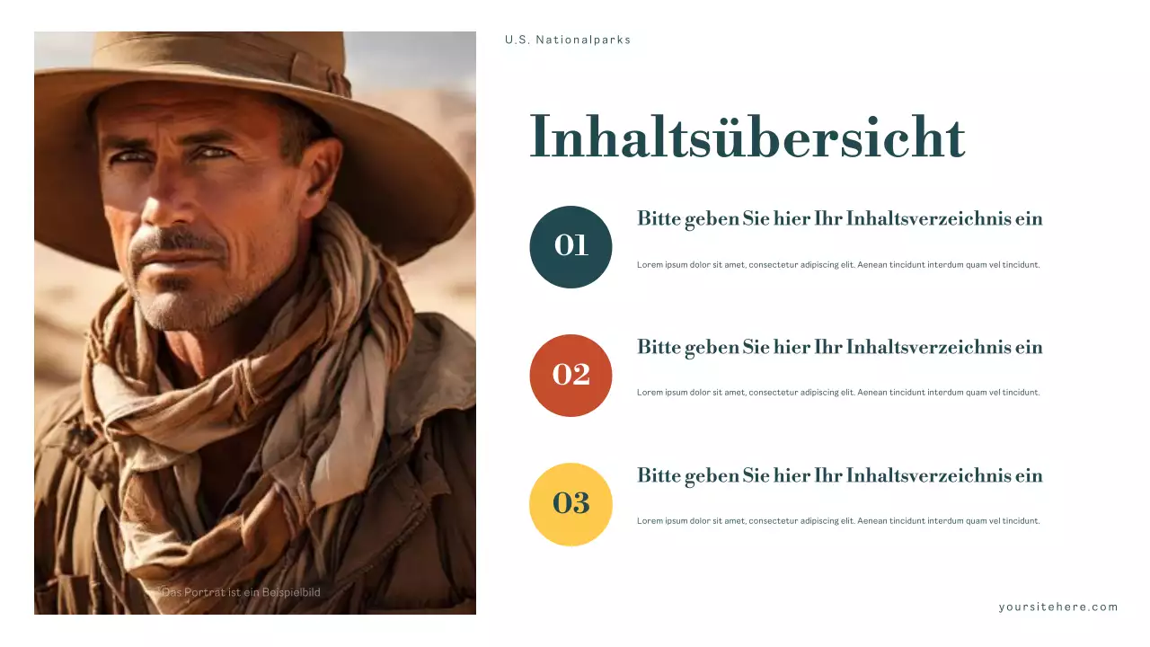 Grüne Natur Nationalparks Präsentation