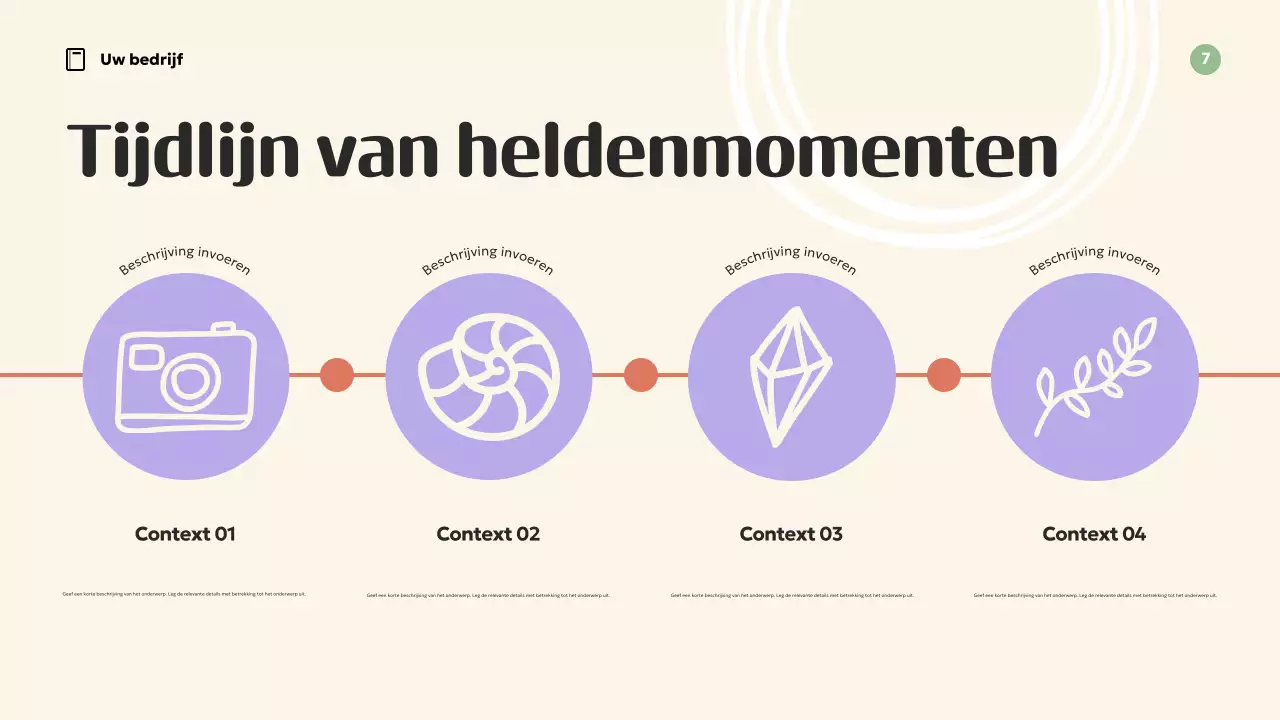 Oranje Retro Inspiratie Presentatie