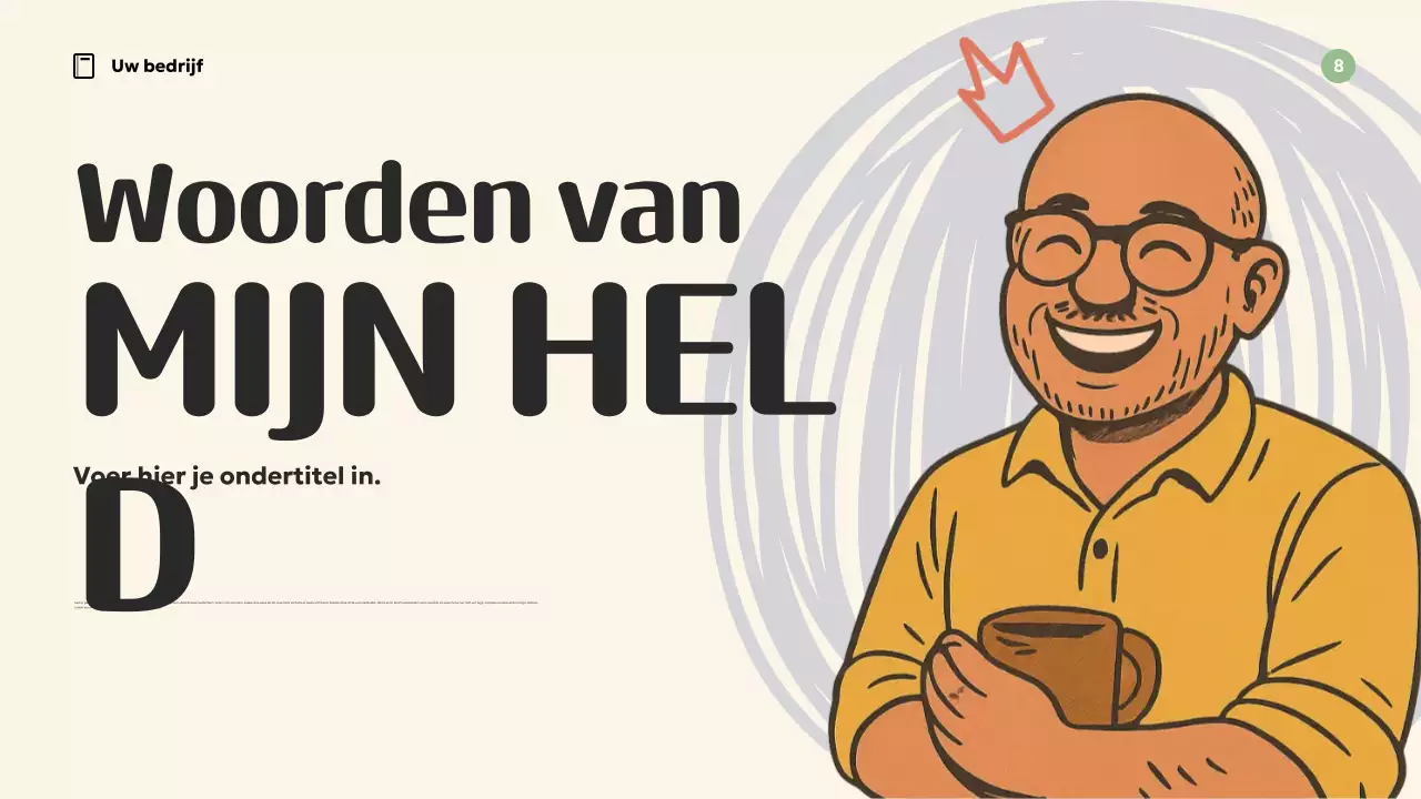 Oranje Retro Inspiratie Presentatie