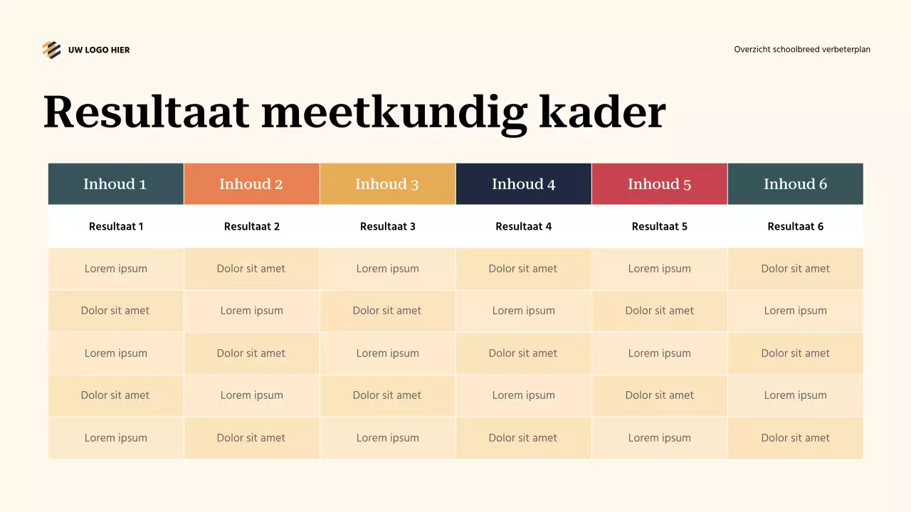 Teal Abstract Schoolwide Verbeteringsplan Overzicht Presentatie