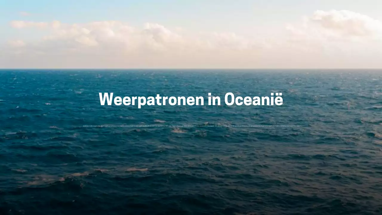 Zwart Oranje Moderne Weerpresentatie