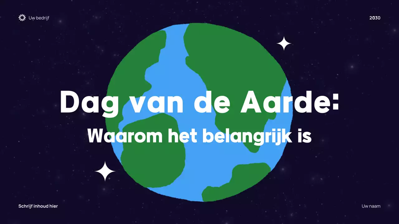 Presentatie van het Green Modern Earth-evenement