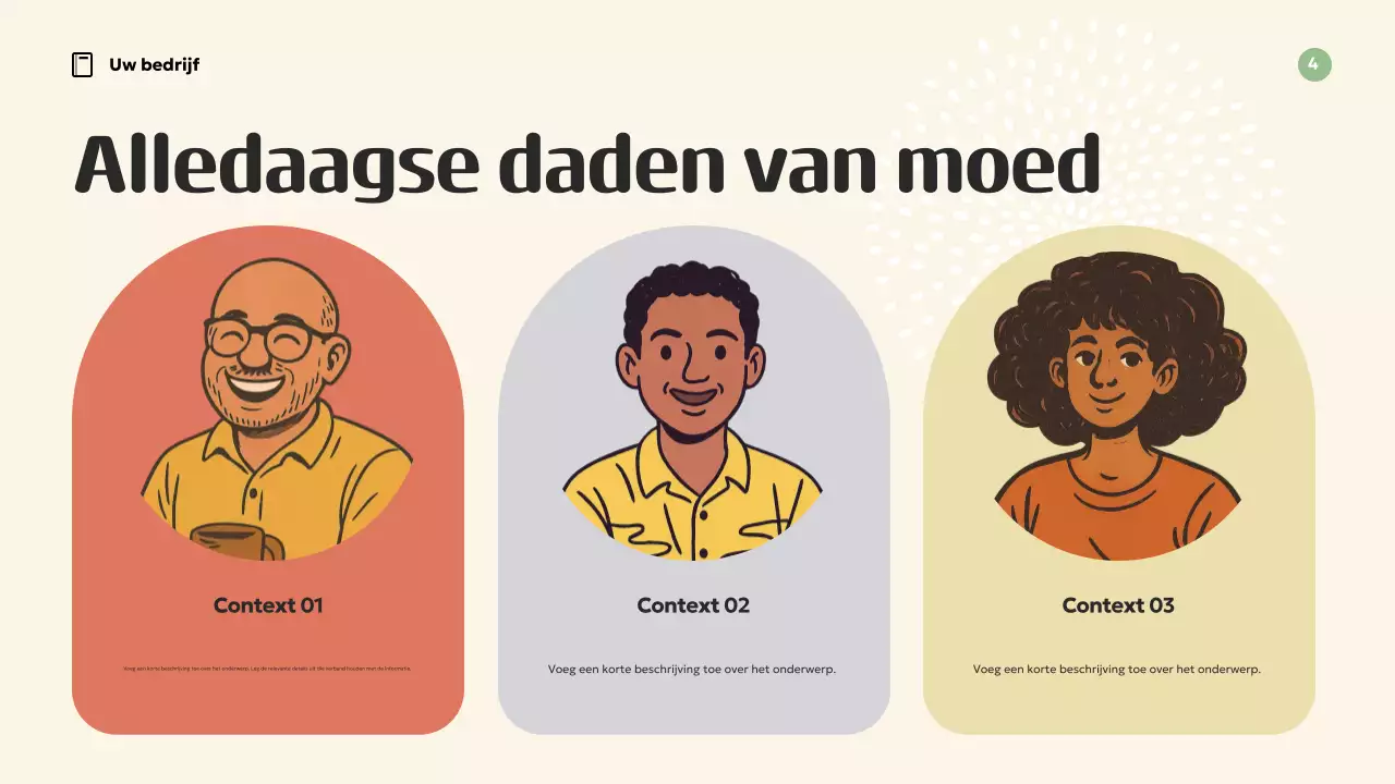 Oranje Retro Inspiratie Presentatie