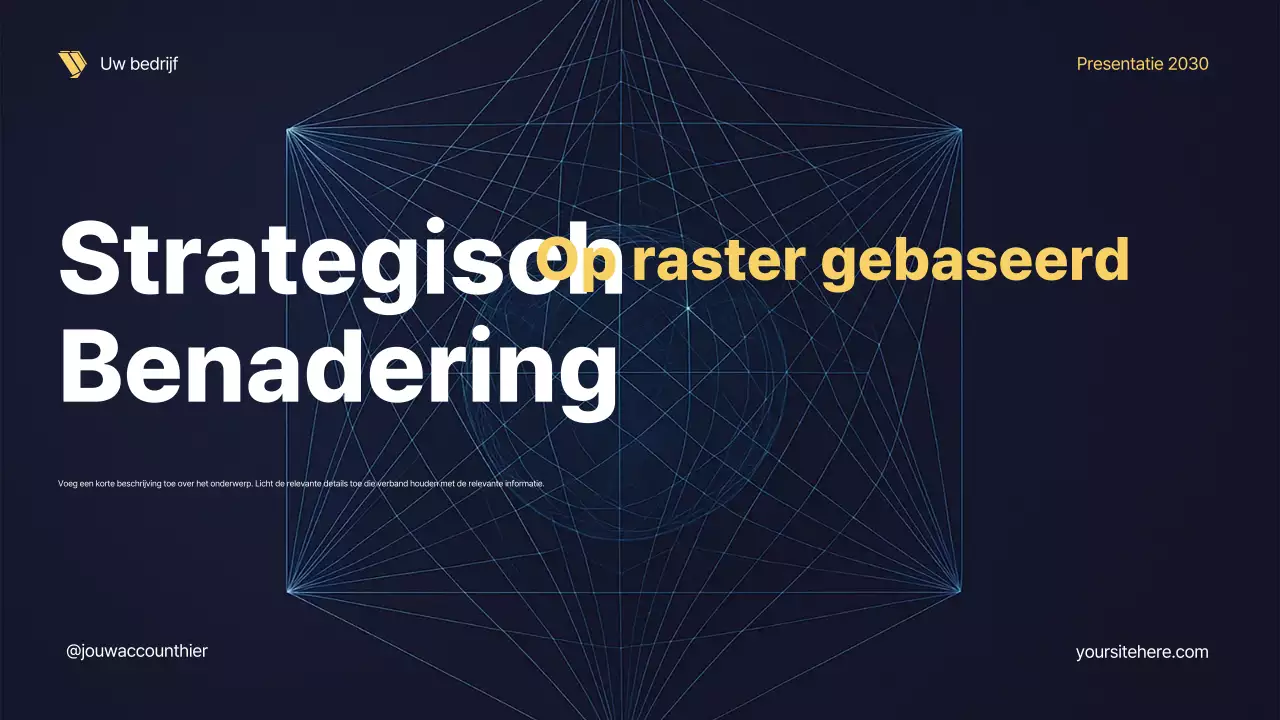 Presentatie van de geometrische strategie van de marine