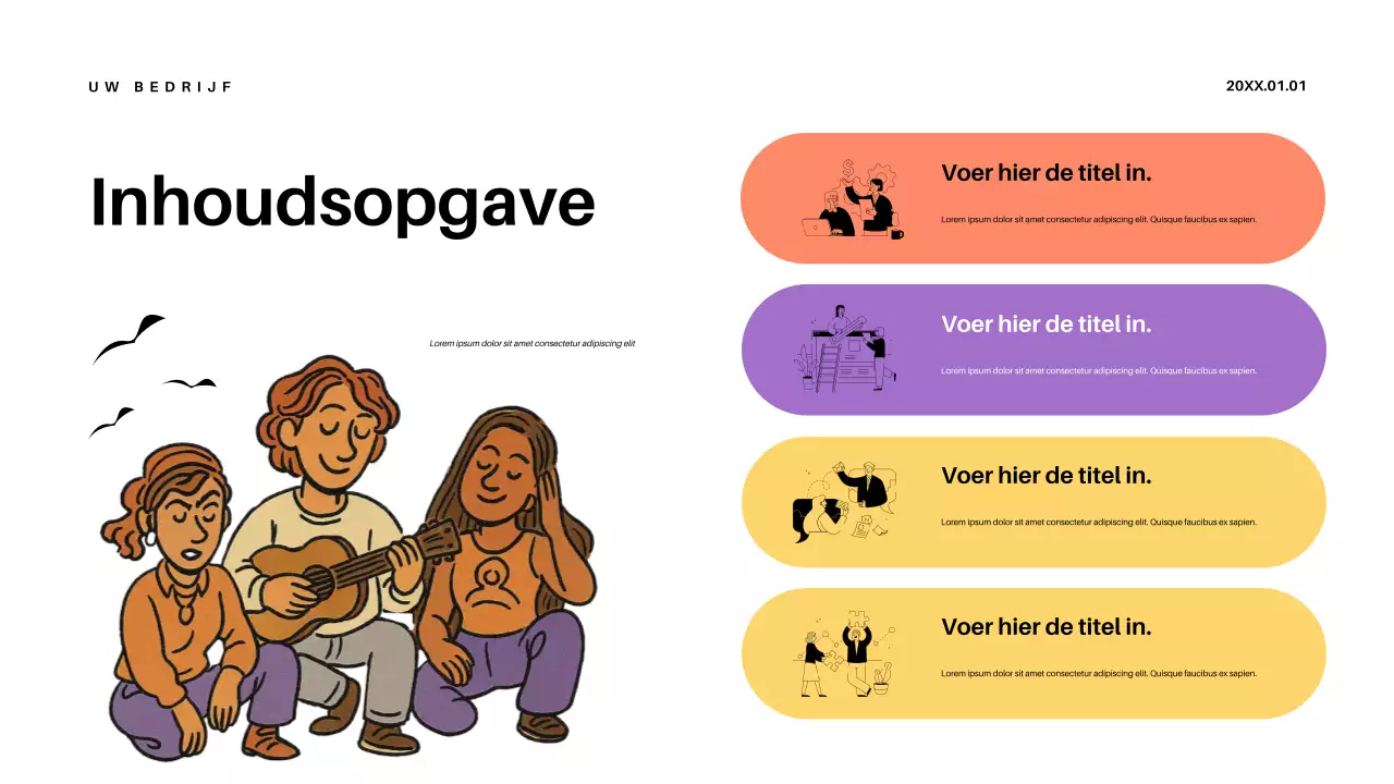 Purple Retro Education Aankondiging Presentatie