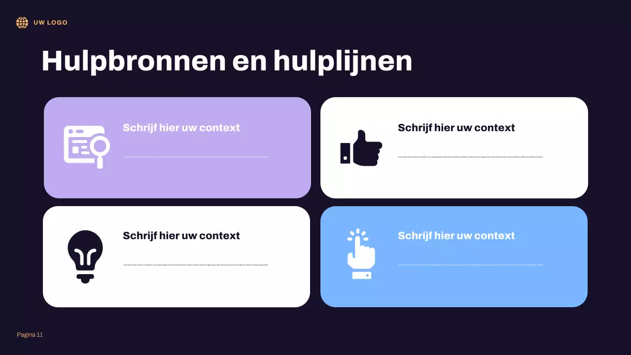 Blauwe 3D Illustratieve Internetveiligheidspresentatie